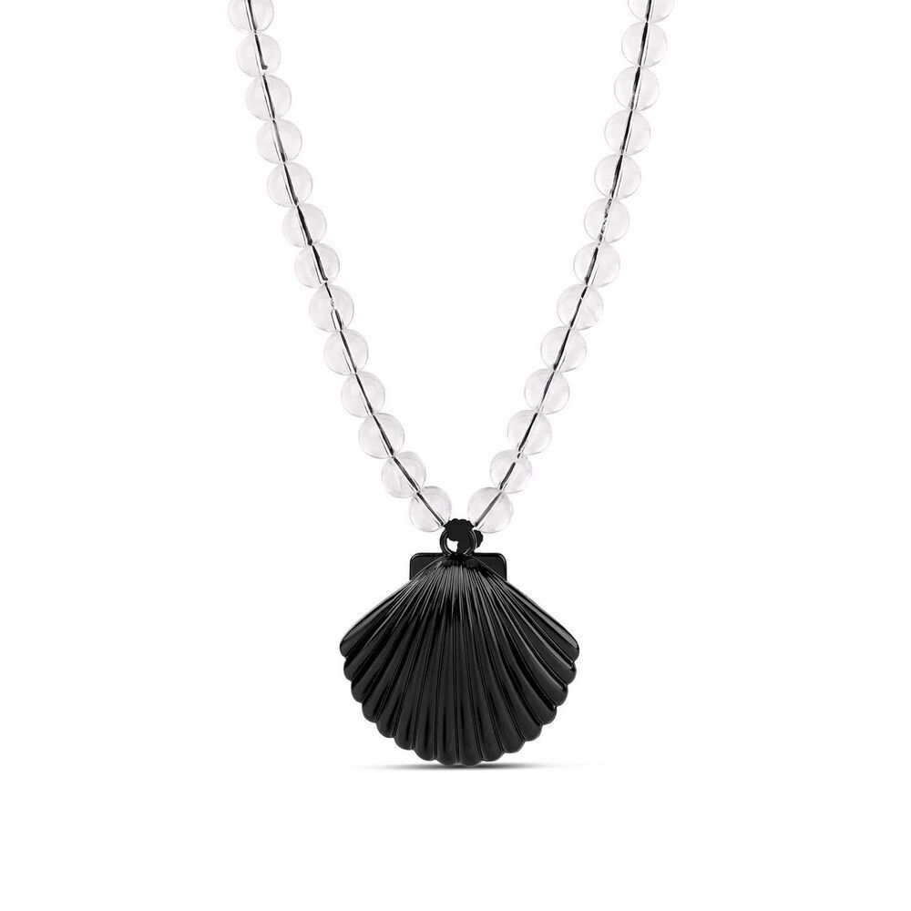 Midnight Beaded Shell Necklace